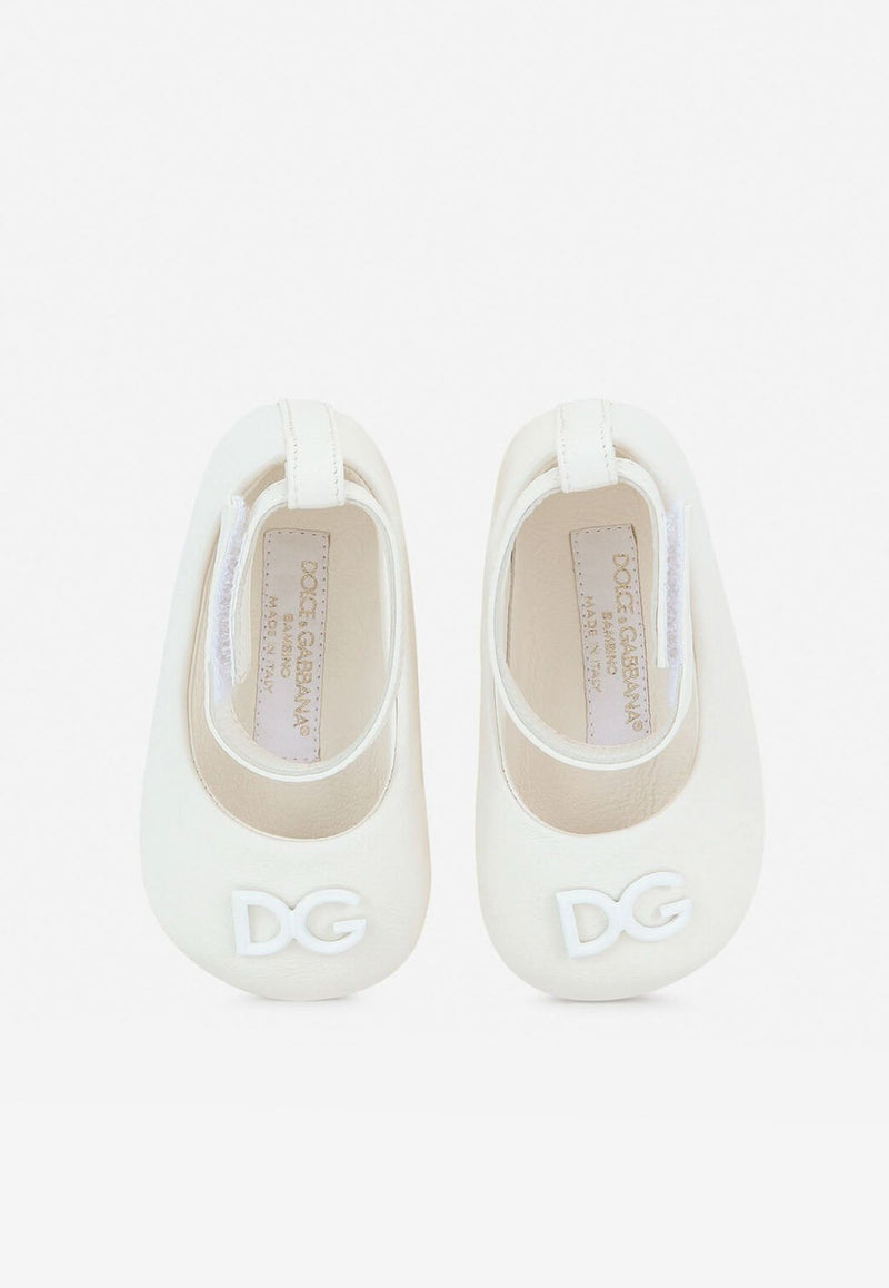 Baby Girls DG Ballet Flats in Nappa Leather