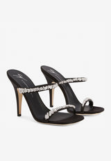 Dunite Crystal 105 Satin Mules