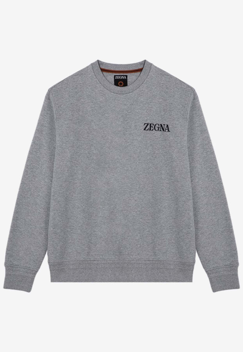 Logo Print Crewneck Sweatshirt