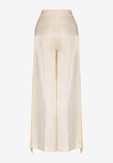 Epaulettes Cropped Pants