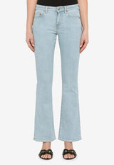 Basic Wide Leg Flared Jeans