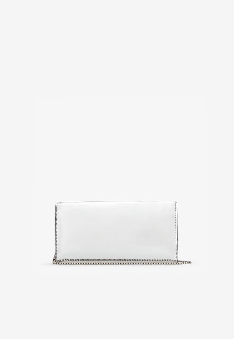 Emmie Clutch in Mirror Fabric