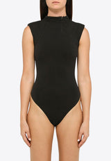 Washed-Out Sleeveless Bodysuit