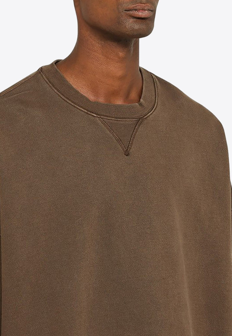 Washed-Out Pullover Sweatshirt