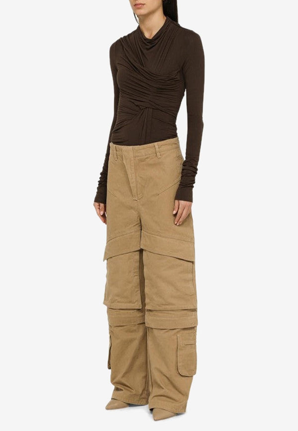 Hard Wide-Leg Cargo Pants