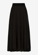 Midi Chiffon Skirt