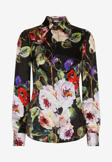 Rose Garden Silk Shirt