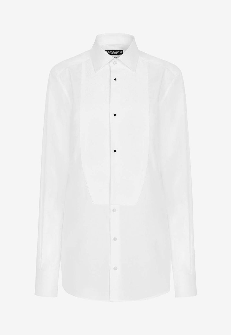 Long-Sleeved Tuxedo Shirt