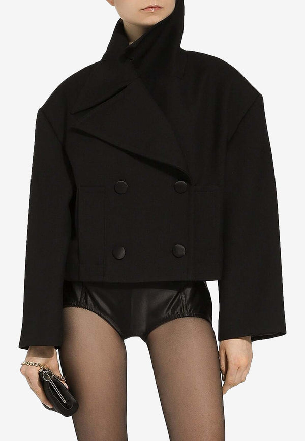 Oversized Short Wool Coat