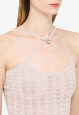 Knitted Halter Neck Top