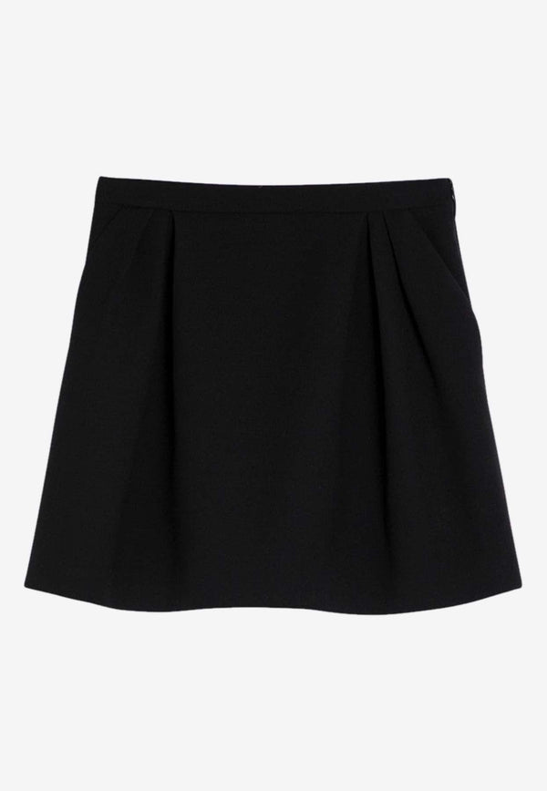 Pied De Poule Mini Wrap Skirt