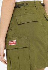 Logo Patch Cargo Mini Skirt