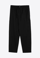 Drawstring Wool Pants