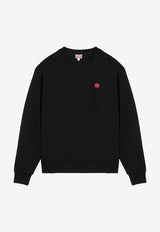 Boke Flower Embroidered Sweatshirt