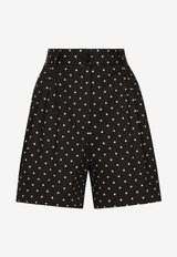 Polka Dot Print Shorts