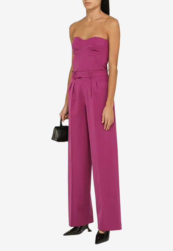 High-Waist Tailored Pants