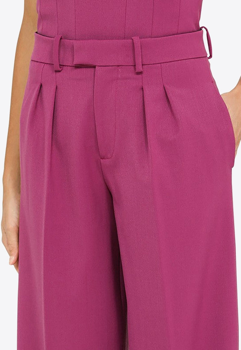 High-Waist Tailored Pants