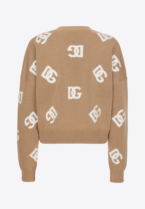 Logo Intarsia Wool Sweater