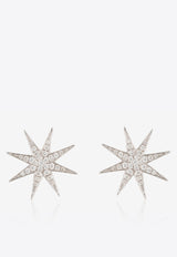 Sparkle Collection Earrings in 18-karat White Gold with White Diamonds