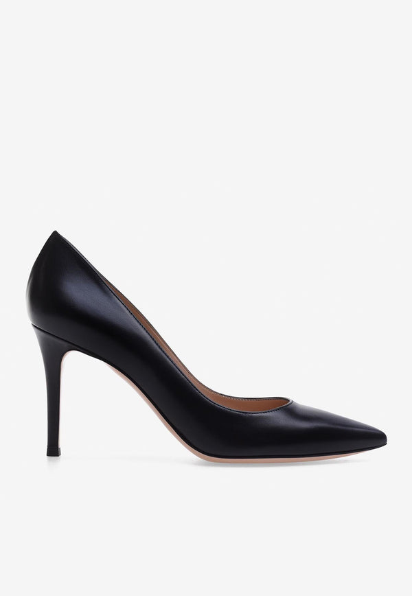 Gianvito 85 Leather Pumps