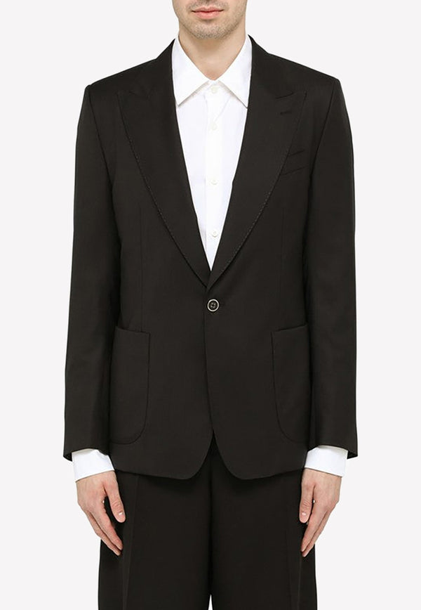 Wool Single-Breasted Suit