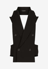 Double-Breasted Wool Waistcoat