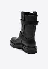 Thiago Leather Biker Boots