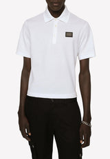 Logo-Plaque Polo T-shirt