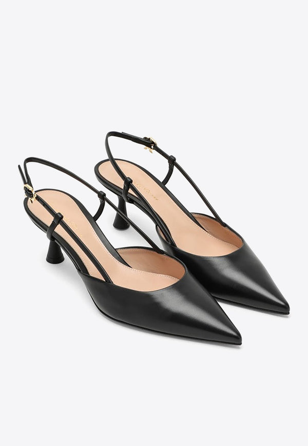Ascent 55 Slingback Pumps in Calf Leather