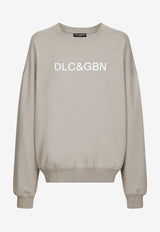 Logo Print Oversized Sweatshirt