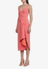 Gowrie Draped Midi Dress