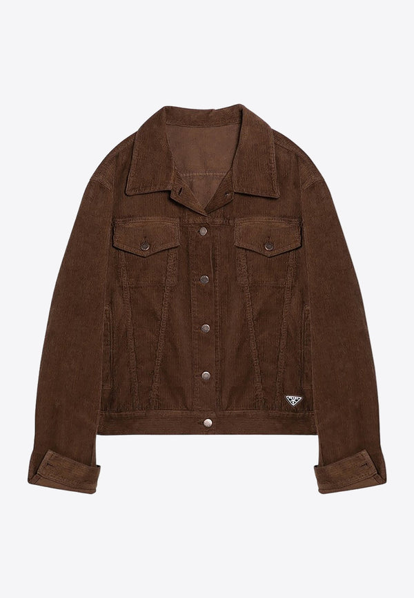 Corduroy Short Shirt Jacket