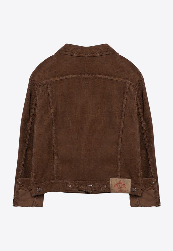 Corduroy Short Shirt Jacket