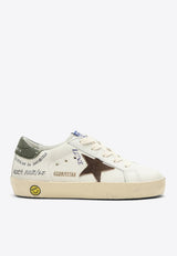 Kids Super Star Low-Top Sneakers in Leather