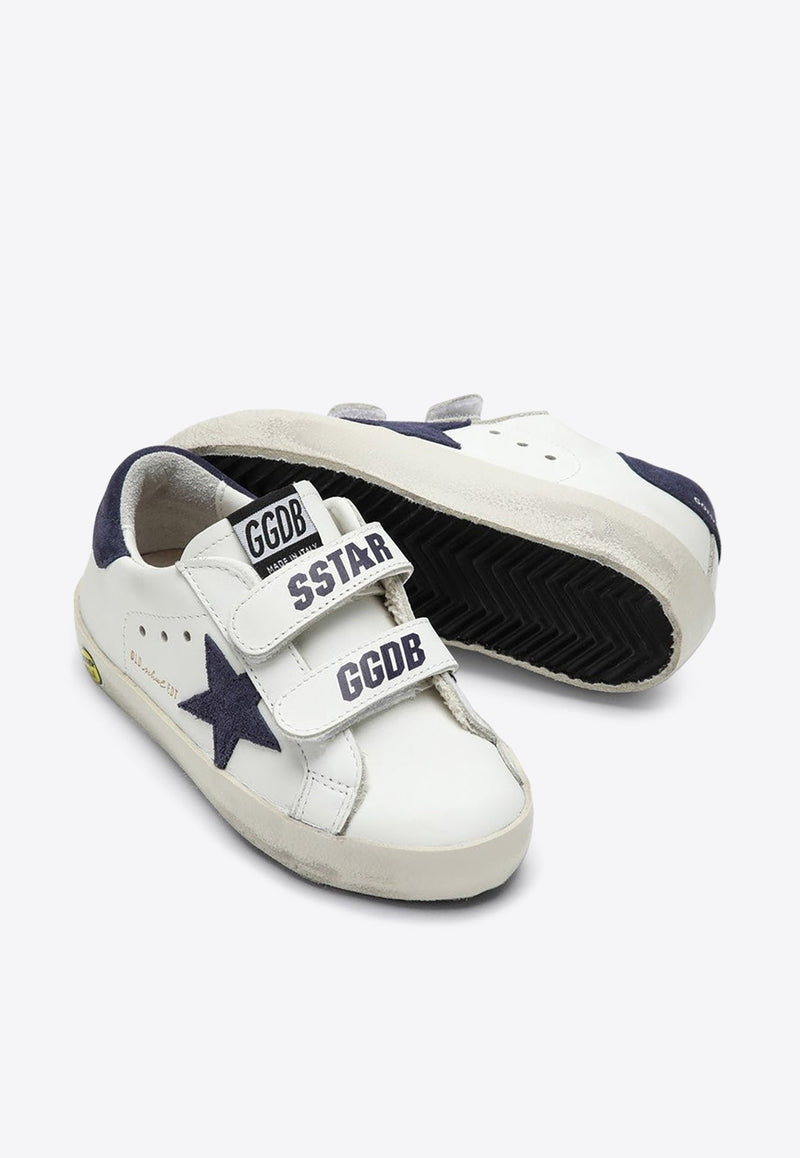 Girls Old School Low-Top Sneakers with Suede Star