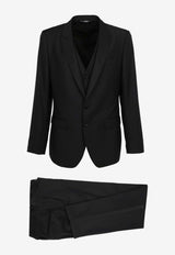 Single-Breasted  Wool Blend Suit - Set of 3