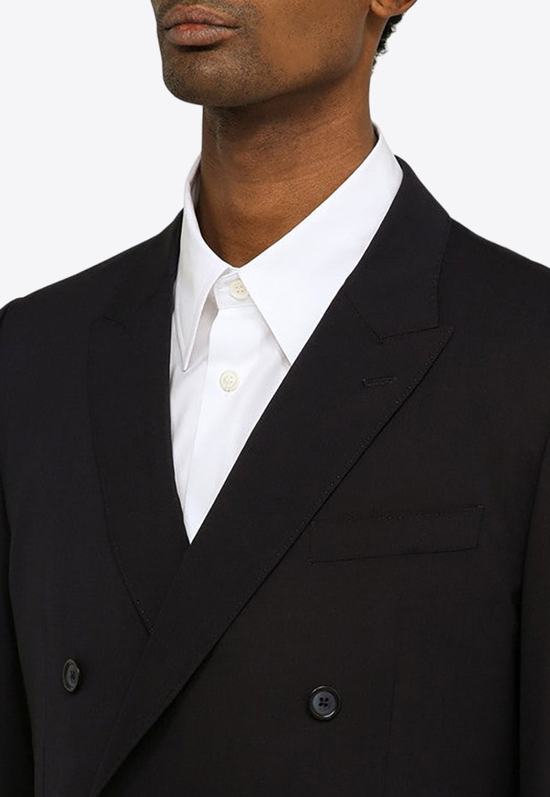 Double-Breasted Wool Suit