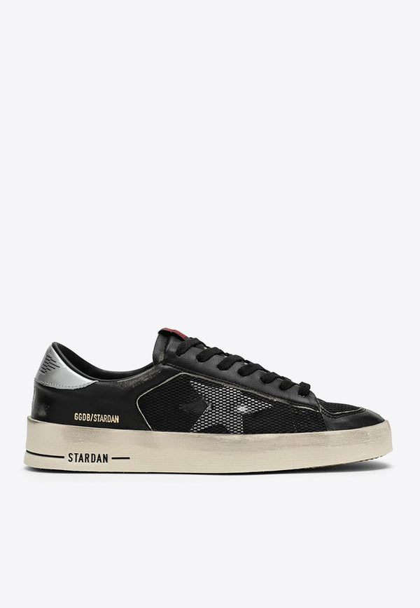 Stardan Low-Top Leather and Mesh Sneakers