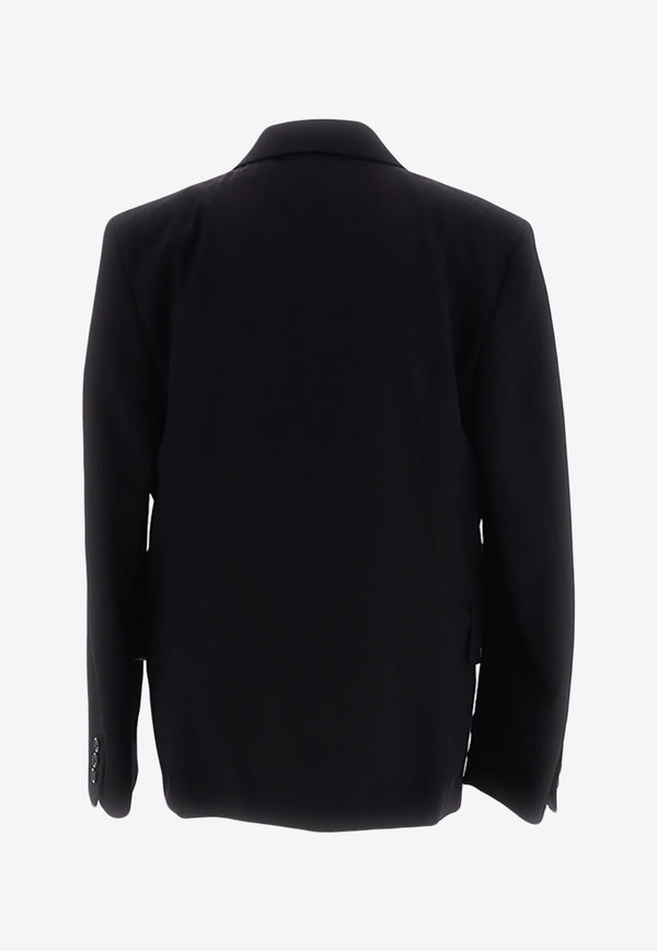 Notched Single-Breasted Blazer