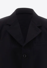 Notched Single-Breasted Blazer