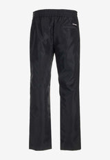 Straight-Leg Drawstring Track Pants