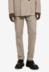 Tailored Cashmere-Blend Pants