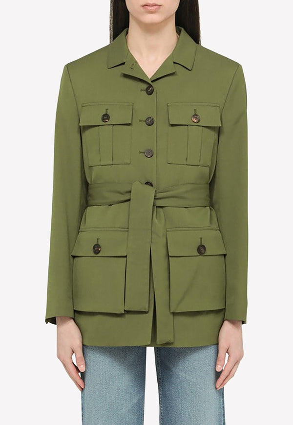 Field Jacket with Waist Belt