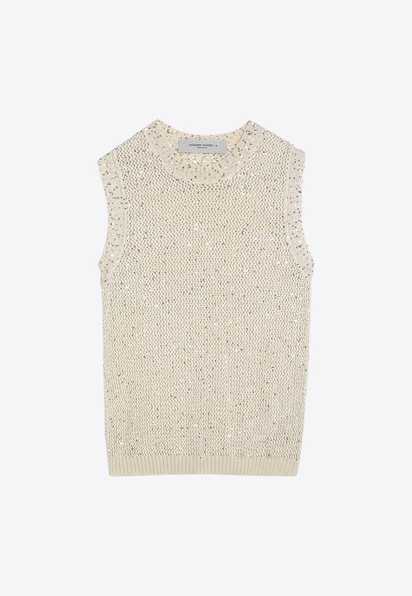 Melyssa Sequin Embellished Knitted Top