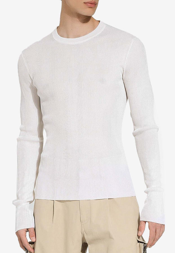 Silk Crewneck Sweater