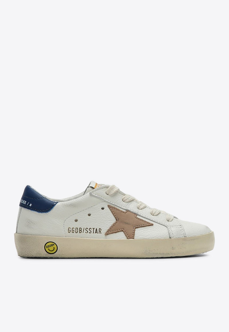 Girls Super-Star Leather Low-Top Sneakers