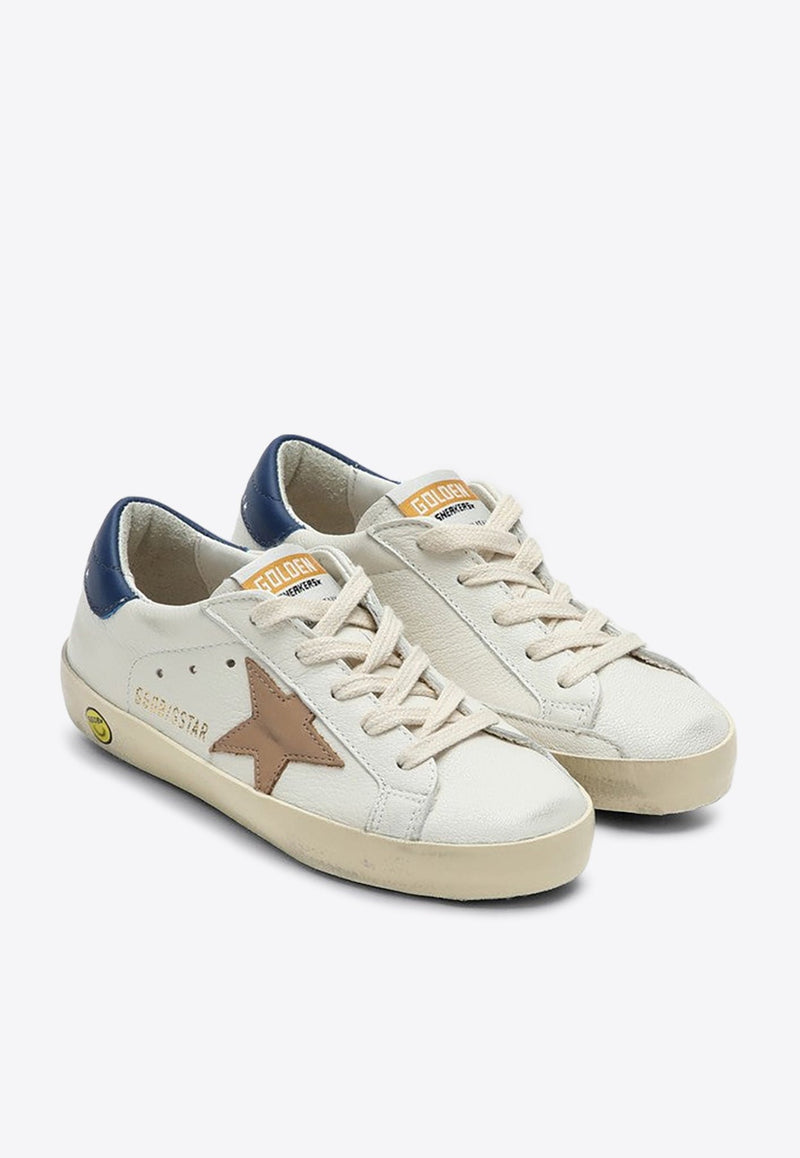 Girls Super-Star Leather Low-Top Sneakers