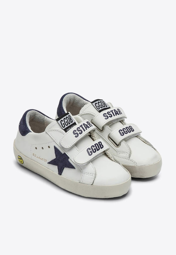 Girls Old School Leather Low-Top Sneakers