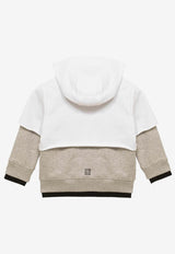 Boys Layered Zip-Up Hoodie