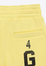 Boys Logo Print Drawstring Shorts